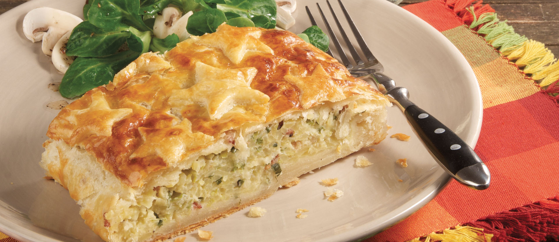 Lauch Schinken Quiche - kinds of food from various countries
