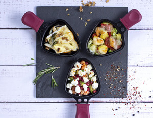 Raclette – drei leckere Pfännchen