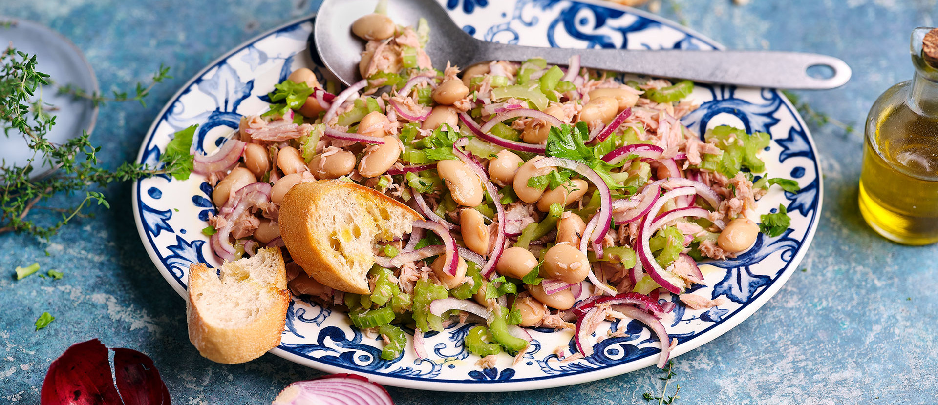 Toskana Thunfisch Bohnen Salat