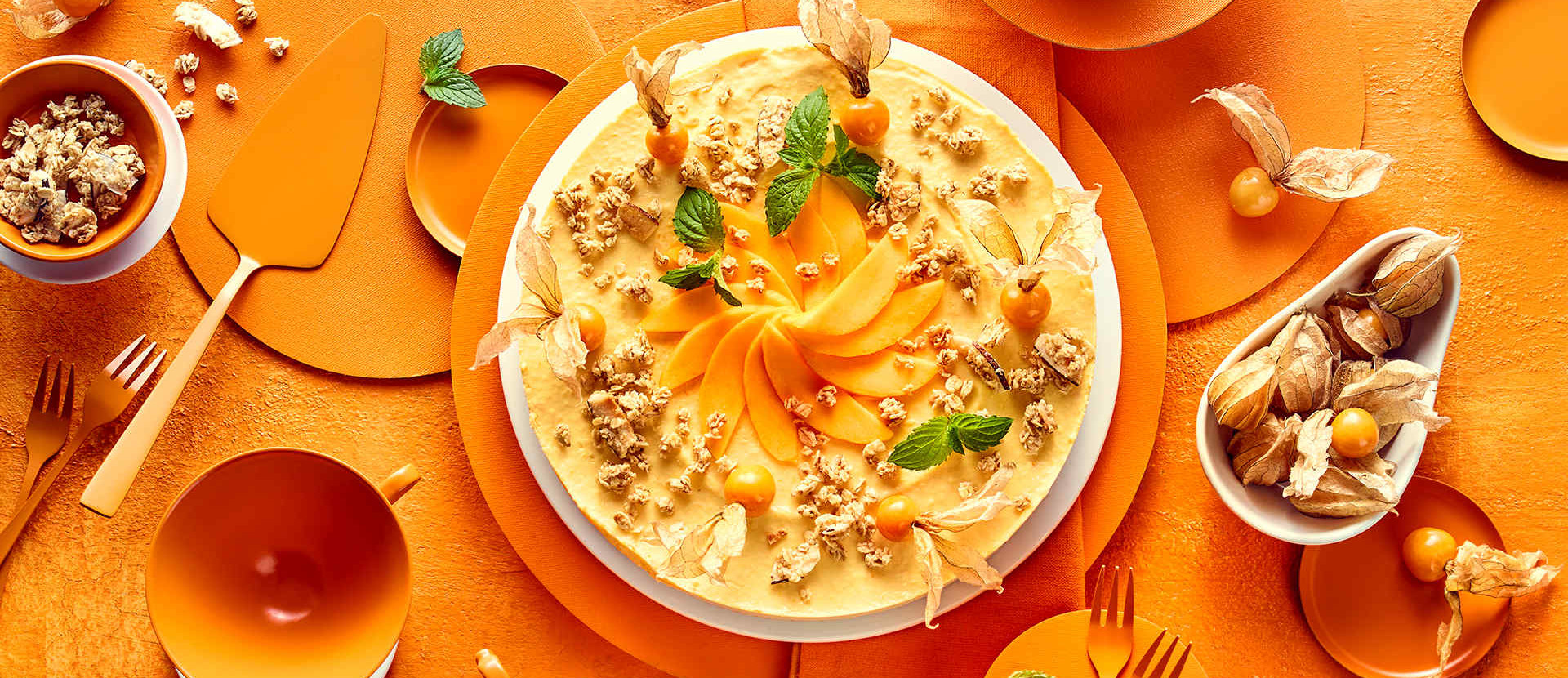 Mango Kaki Tarte