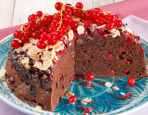 Johannisbeer-Schokoladen-Kuchen
