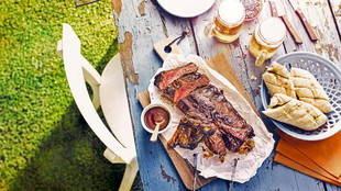 Spareribs marinade baguette 