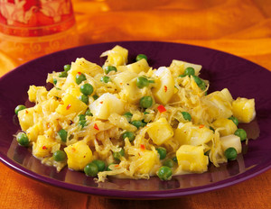 Sauerkraut-Curry mit Ananas und Kokosmilch