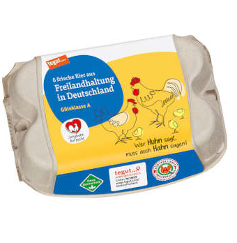 6er Eierkarton aus Deutschland