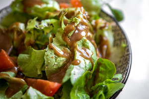 Grüner Salat mit French Dressing