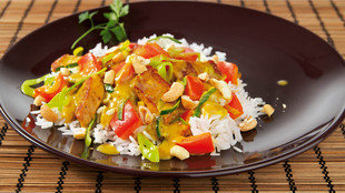 Schnelles Curry mit Basmatireis