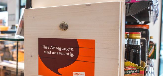 Feedbackkasten tegut... Lädchen Schönstadt