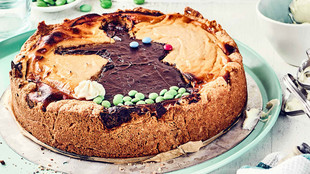 Osterhasen Kaesekuchen