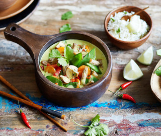 Thai Curry mit Basmatireis
