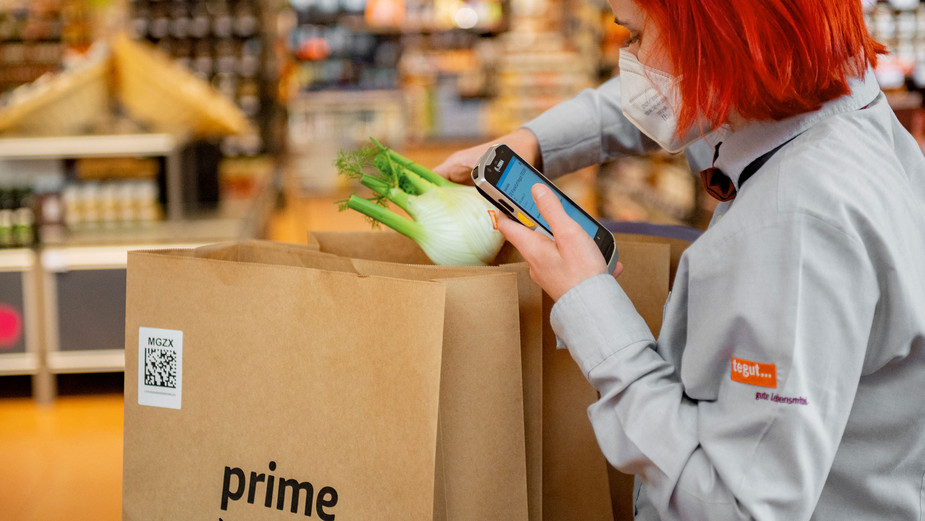 Kommission einer Amazon Prime Now Bestellung
