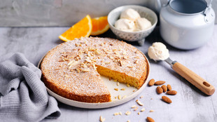 Mallorquinischer Mandelkuchen