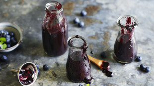 Heidelbeer Ketchup mit Ingwer