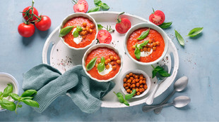 Tomaten Paprika Suppe