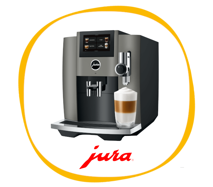 Ein Kaffeevollautomat von der Marke Jura