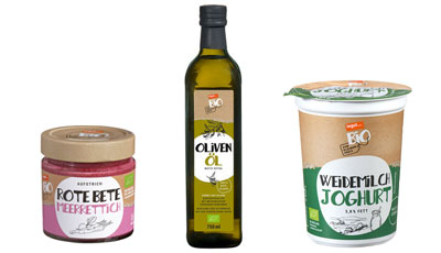 tegut bio zum kleinen Preis Meerrettich, Olivenöl und Weidemilch-Joghurt