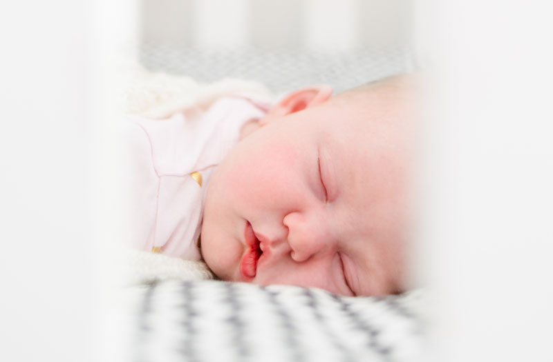 Portrait eines schlafenden Babys