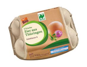 Darstellung von Bio Eier aus Thüringen, 6 Stück