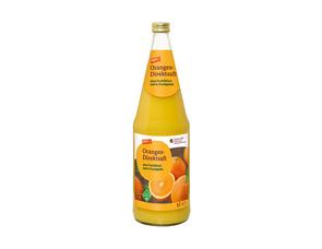 Darstellung von Orangen-Direktsaft Glasflasche