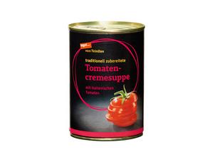 Darstellung von Tomatencremesuppe