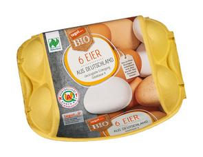 Darstellung von 6 Eier aus Deutschland