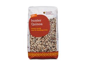 Darstellung von bunter Quinoa