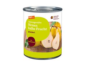 Darstellung von Birnen halbe Frucht 850 ml