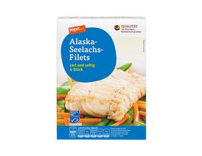 Darstellung von Alaska-Seelachs-Filets
