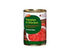 Darstellung von Tomaten in Stücken