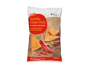 Darstellung von Tortilla Chips Chili