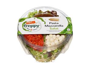 Darstellung von Pasta Mozzarella Salat