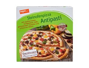 Darstellung von Steinofenpizza Antipasti