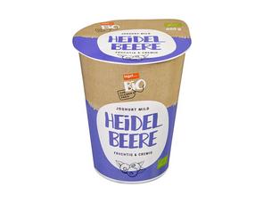 Darstellung von Joghurt mild Heidelbeere