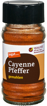 Cayenne Pfeffer, gemahlen