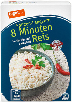 Spitzen-Langkorn 8 Minuten-Reis, KB