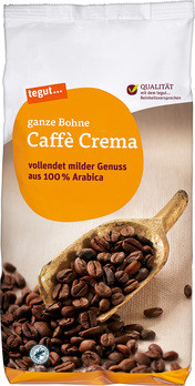 Caffè Crema, ganze Bohne