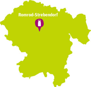 Familie Schmitt Romrod-Strebendorf auf der Karte