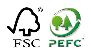 FSC und PEFC Logo