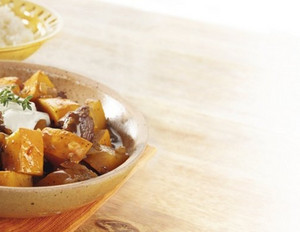 Lammragout mit Kürbis