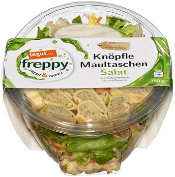 Knöpfle Maultaschen Salat
