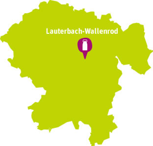 Familie von Alt Lauterbach-Wallenrod auf der Karte
