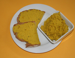 Brote mit Kichererbsenaufstrich
