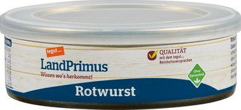 Dose Rotwurst