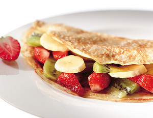 Crepes mit Obst