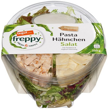 Pasta Hähnchen Salat