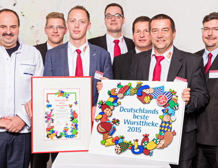 Gruppenbild Auszeichnung Deutschlands beste Wursttheke 2015