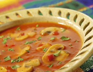 Tomaten-Champignon-Suppe