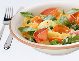 Italienischer Kartoffel-Salami-Salat